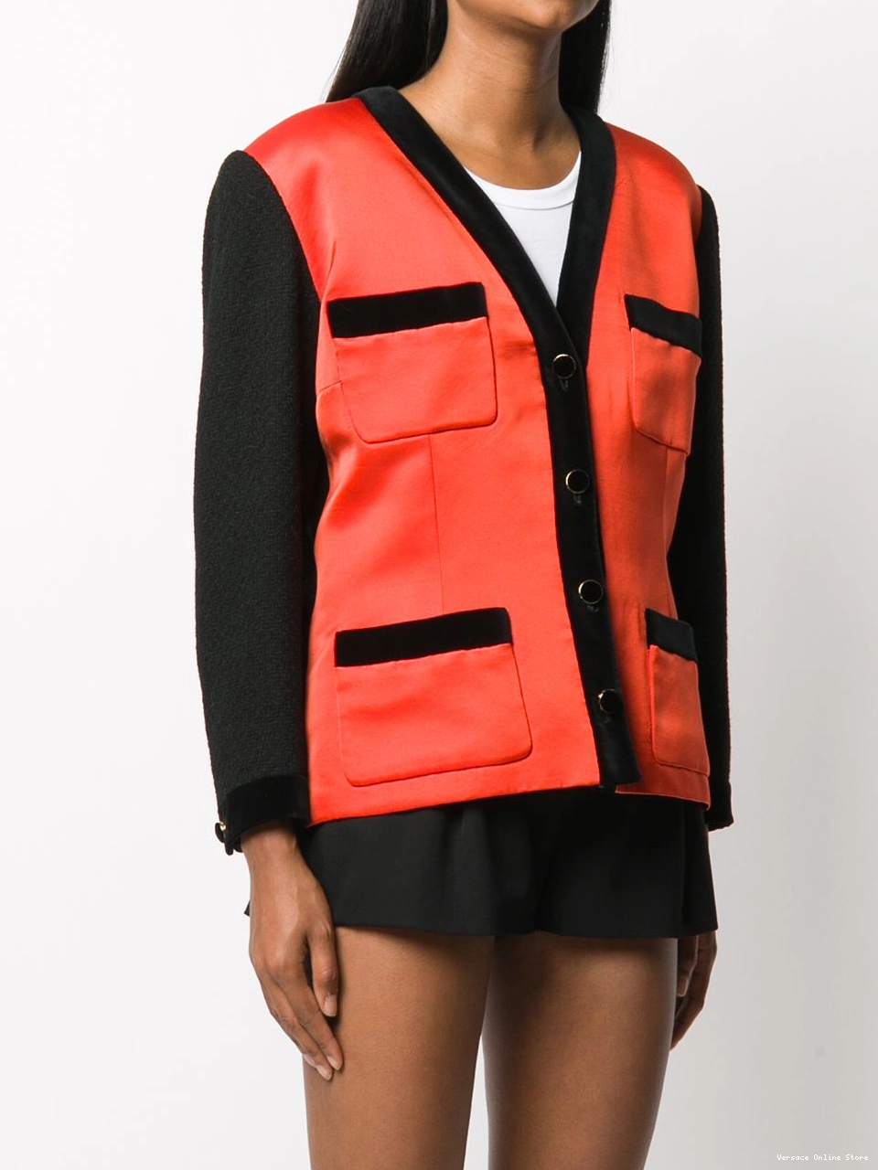 Affordable Versace single-breasted 1990s Women jacket 0818